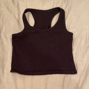 Black Sleeveless Women's Top